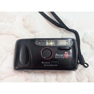 Vivitar Pocket Mate Motor Mini 110 Film Point and Shoot Auto Camera Untested